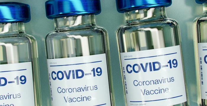 Photo of COVID-19 vaccine vials.
